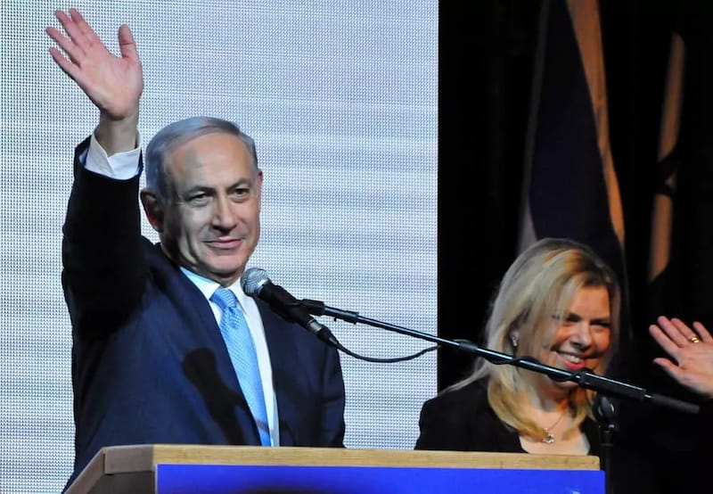 בנימין נתניהו ורעייתו שרה