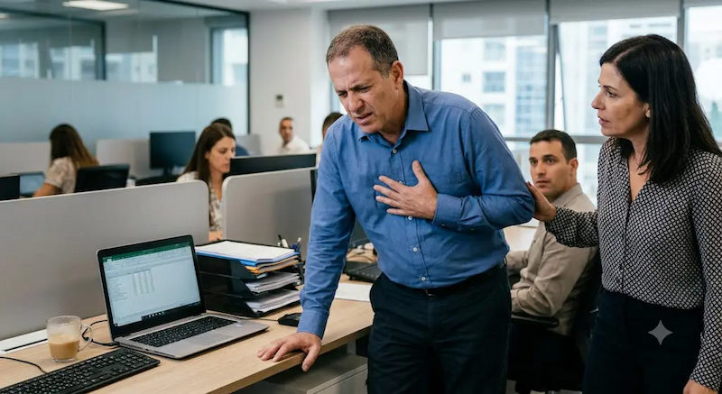 כשהגוף קורס באמצע המשמרת: מתי כאב פתאומי הופך לתביעת מיליונים?