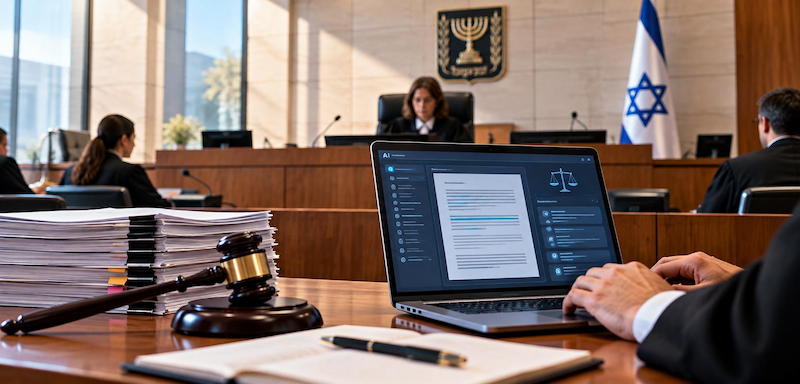 השופטים בישראל כבר משתמשים ב – AI, וזה עומד להשפיע על כולנו